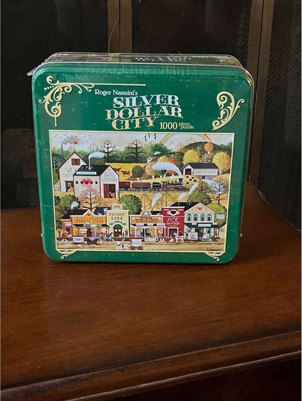 Roger Nannini's Silver Dollar City 1000-Piece Puzzle in Tin Box